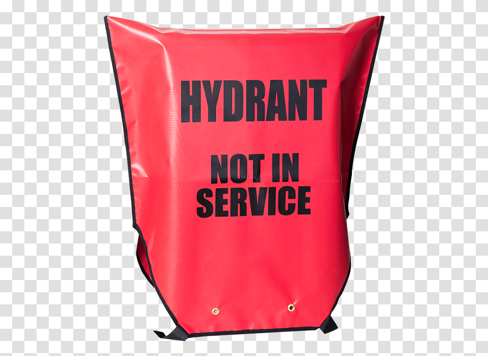 Hd Fire Hydrant Cover English Fire Hydrant Out Of Service Bags, Apparel, Lifejacket, Vest Transparent Png