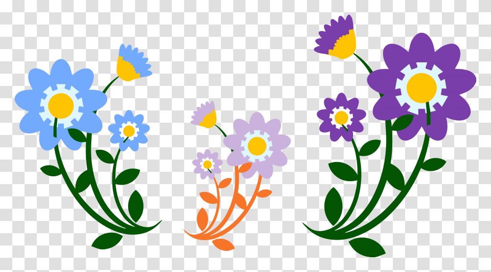 Hd Flowers Clipart Vector, Floral Design, Pattern, Plant Transparent Png