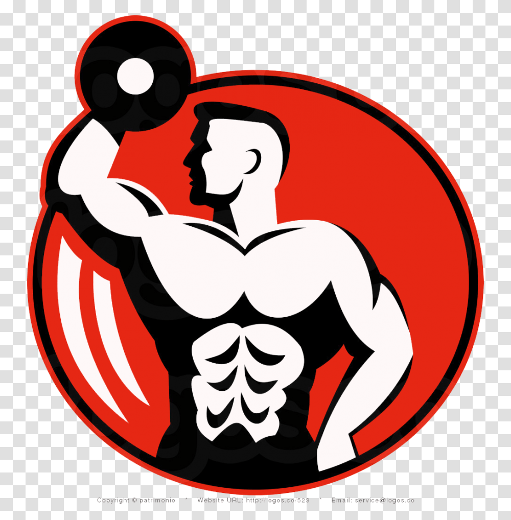 Hd Free Download Bodybuilder Free Vector Logo, Armor, Shield, Trademark Transparent Png