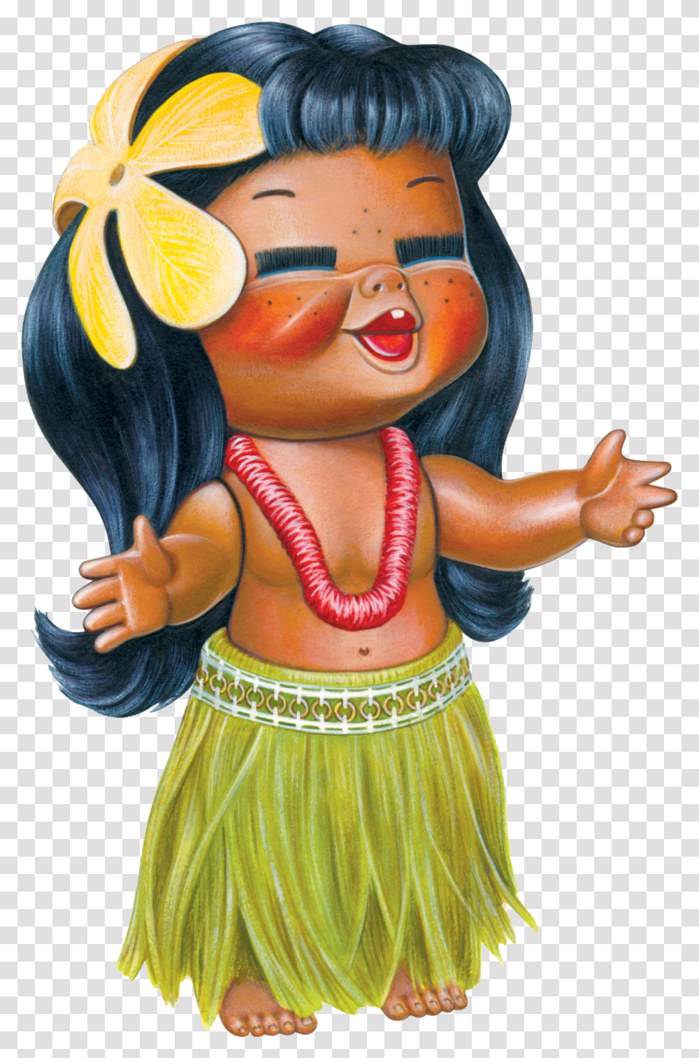 Hd Free Hula Girl Transparent Png