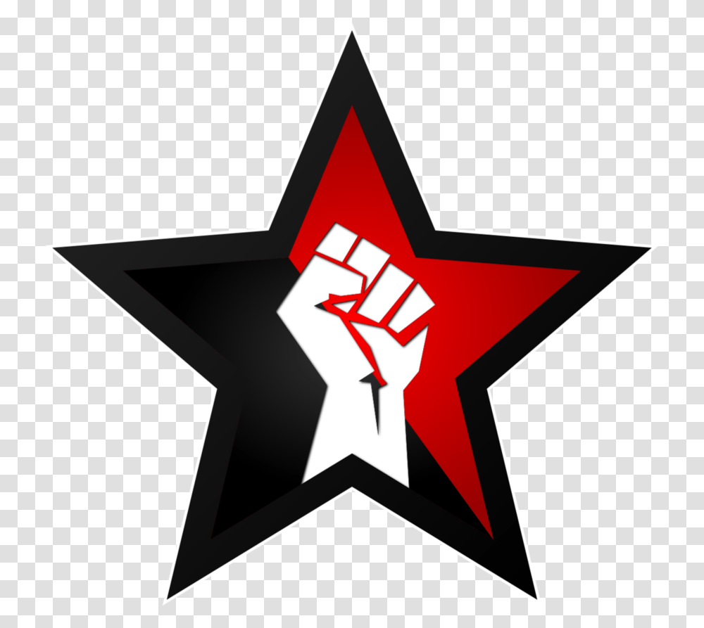 Hd Gay Star News Logo Download F 992652 Anarcho Syndicalist Logo, Star Symbol, Cross Transparent Png