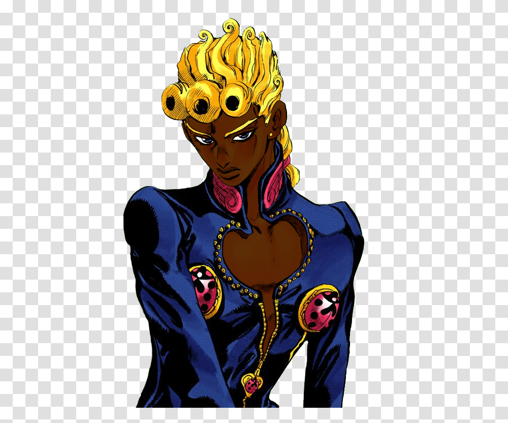Hd Giorno Giovanna Hair Image Download Giorno Giovanna Hair, Person, Human, Costume Transparent Png