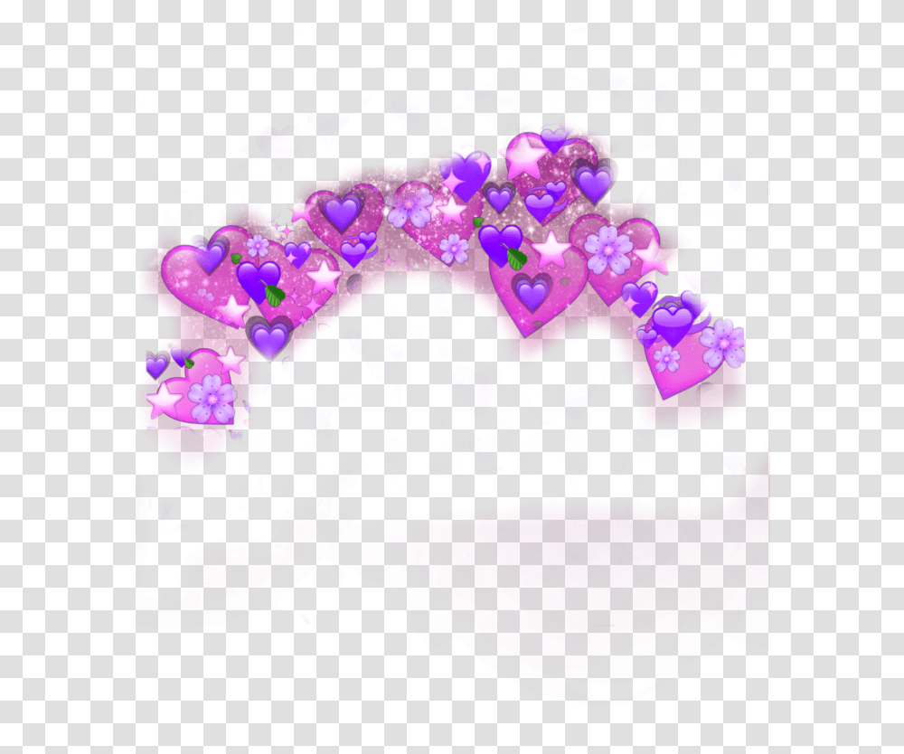 Hd Glitter Heart Heart Emojis, Light, Purple, Graphics Transparent Png