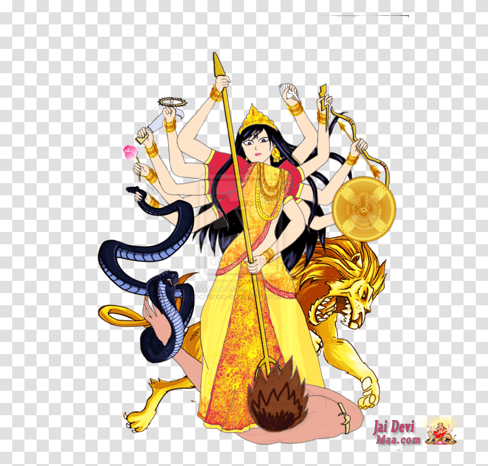 Hd Goddess Durga Wallpapers For Desktop Khandoba, Person, Poster, Advertisement Transparent Png