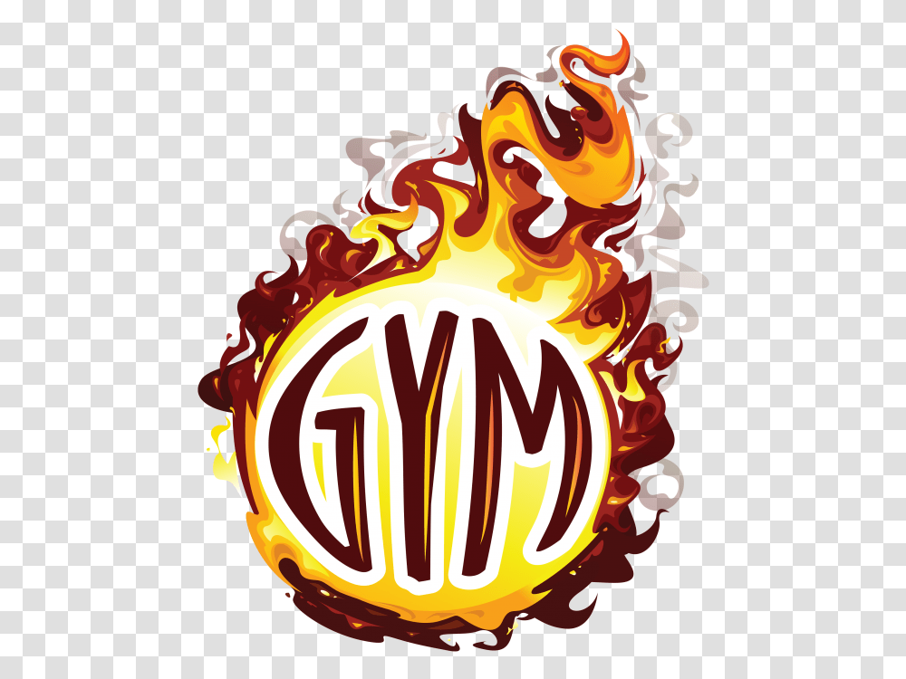 Hd Gym Logo Image Free Download Basketball Fire Ball, Flame, Bonfire Transparent Png
