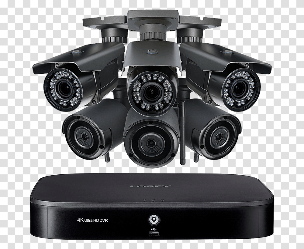 Hd Home Security Camera System With 3 Wireless Wireless Security Camera, Electronics, Video Camera, Stereo, Digital Camera Transparent Png