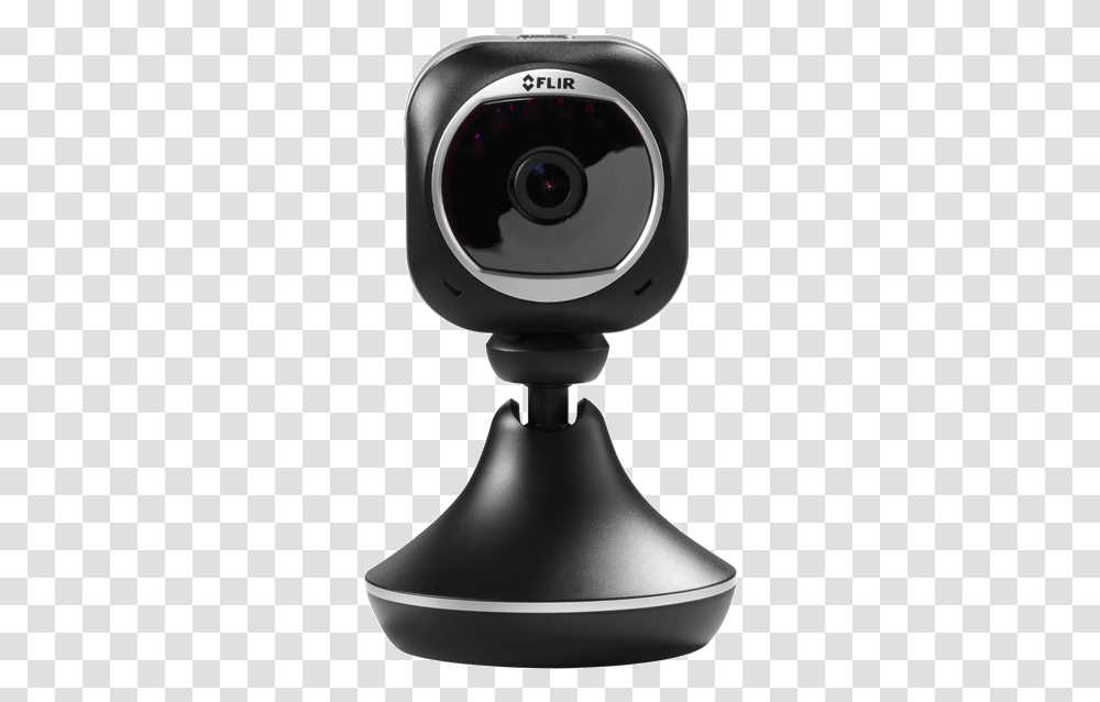 Hd Home Security Camera With Wireless Wifi Monitoring Flir Fx, Electronics, Webcam, Lamp, Glass Transparent Png