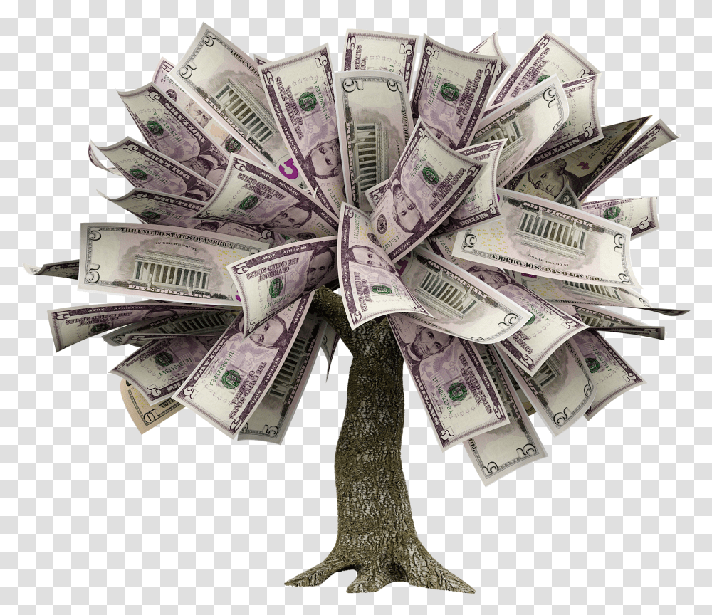 Hd How To Grow A Money Tree Free Tree Made Of Money Transparent Png