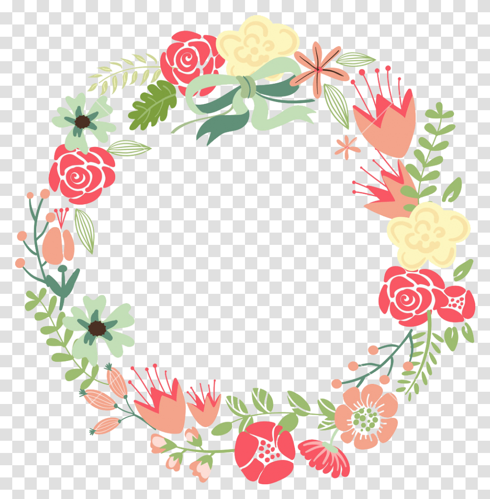 Hd Imagen Relacionada Flower Frame Circle Floral Frame, Graphics, Art, Floral Design, Pattern Transparent Png