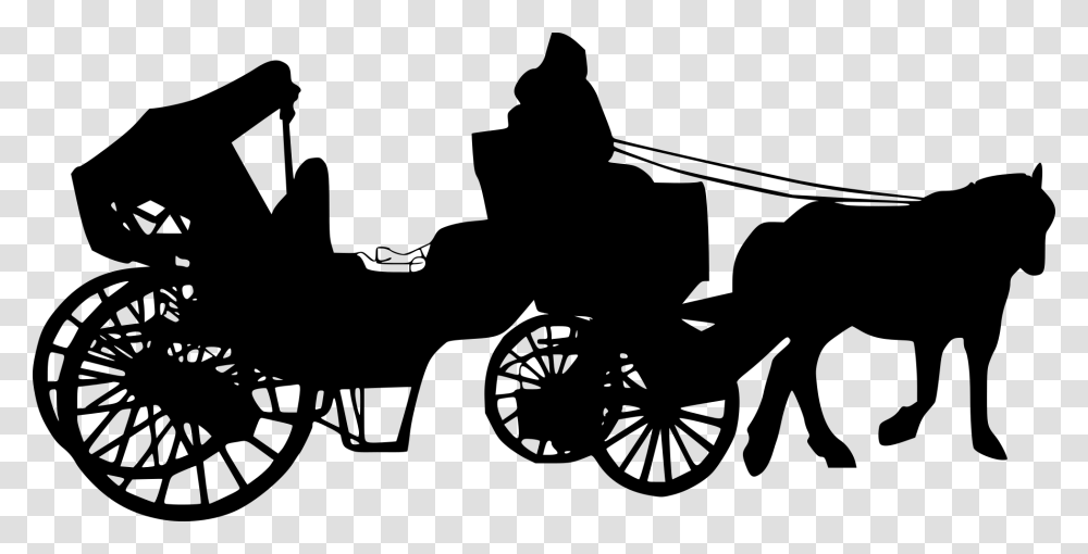 Hd Images For Horse And Carriage Silhouette, Gray, World Of Warcraft Transparent Png