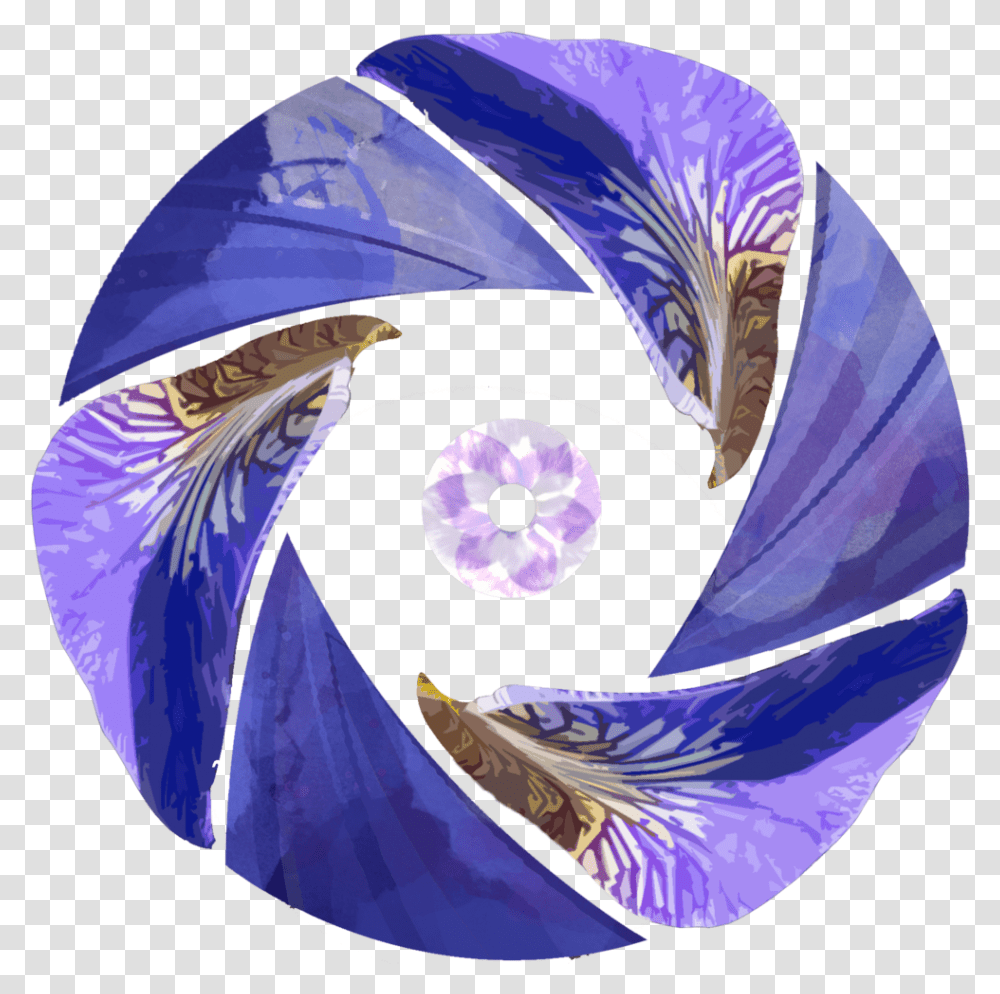 Hd Iris Flower Vertical, Graphics, Art, Helmet, Clothing Transparent Png