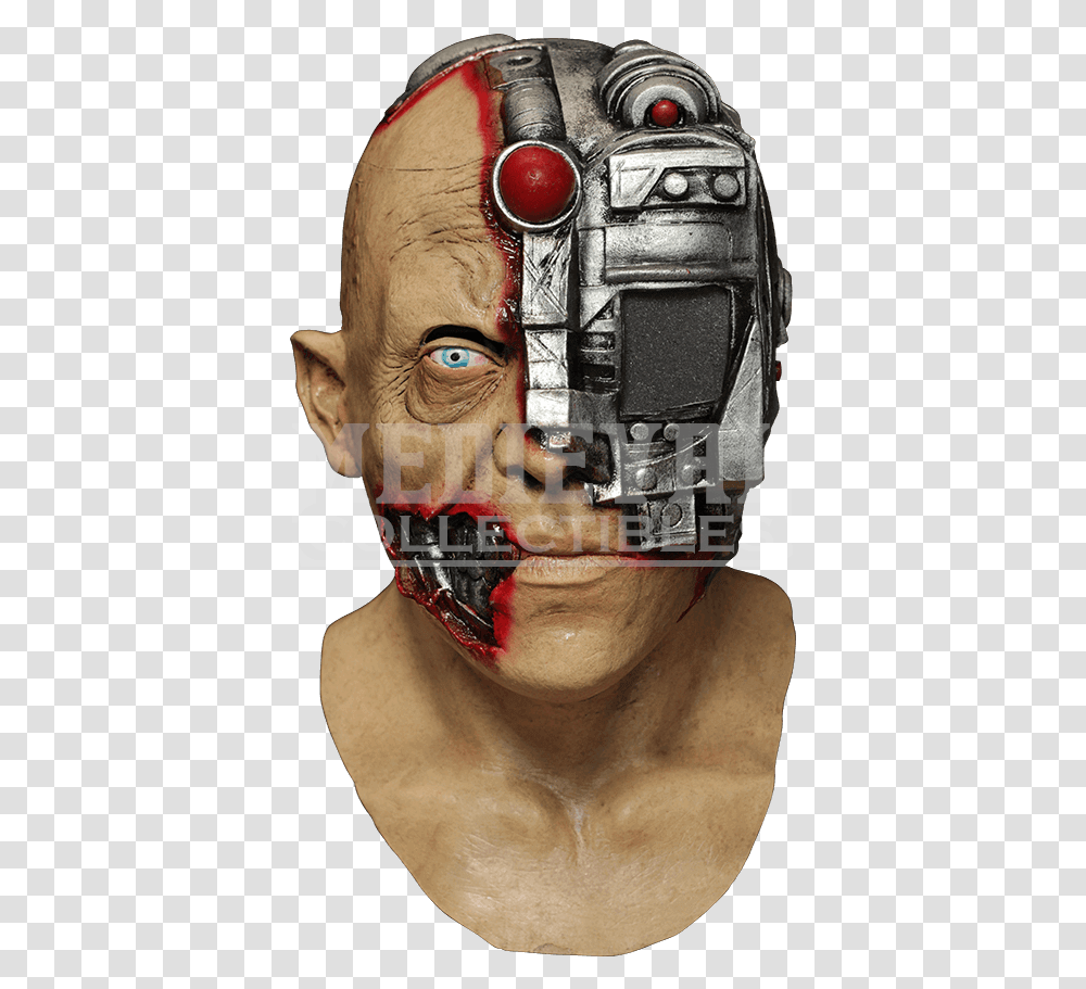 Hd Item Mask Free Cyborg Face, Head, Person, Human, Jaw Transparent Png