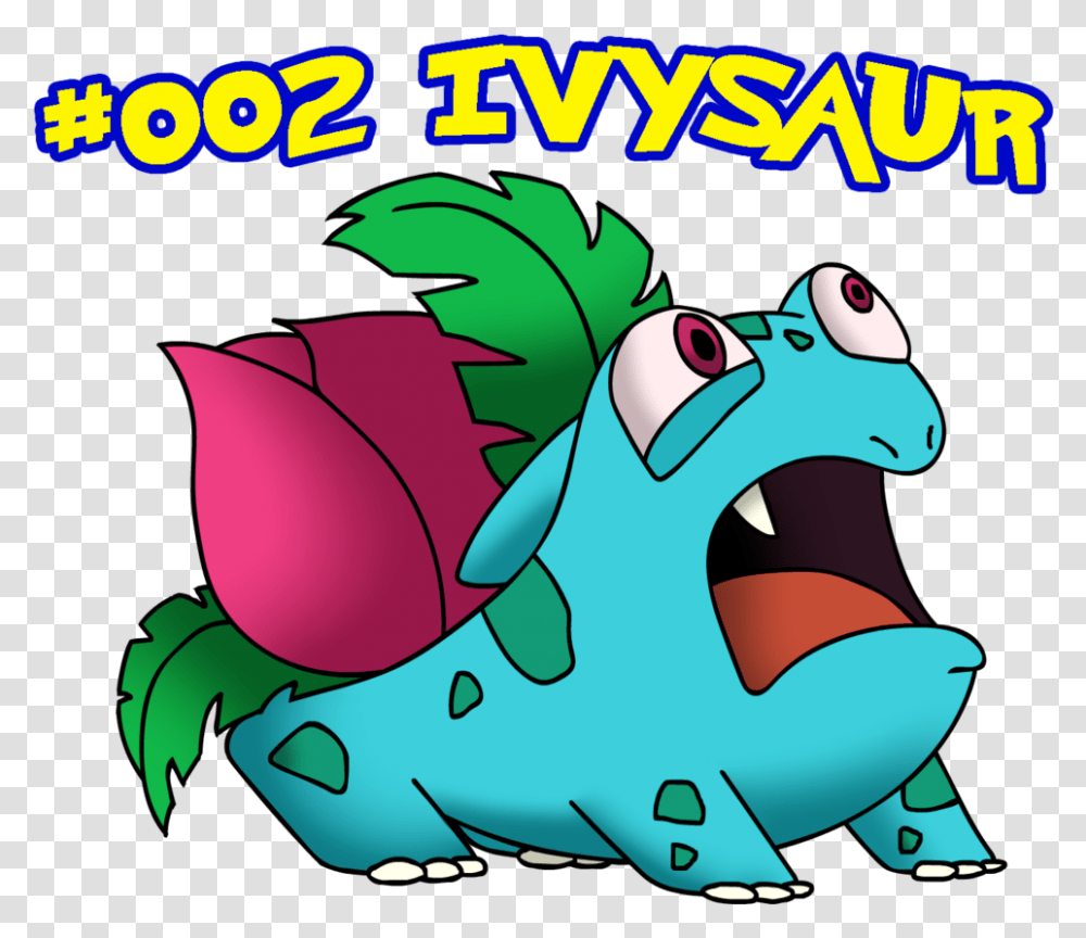 Hd Ivysaur Image Fictional Character, Graphics, Art, Text, Plant Transparent Png