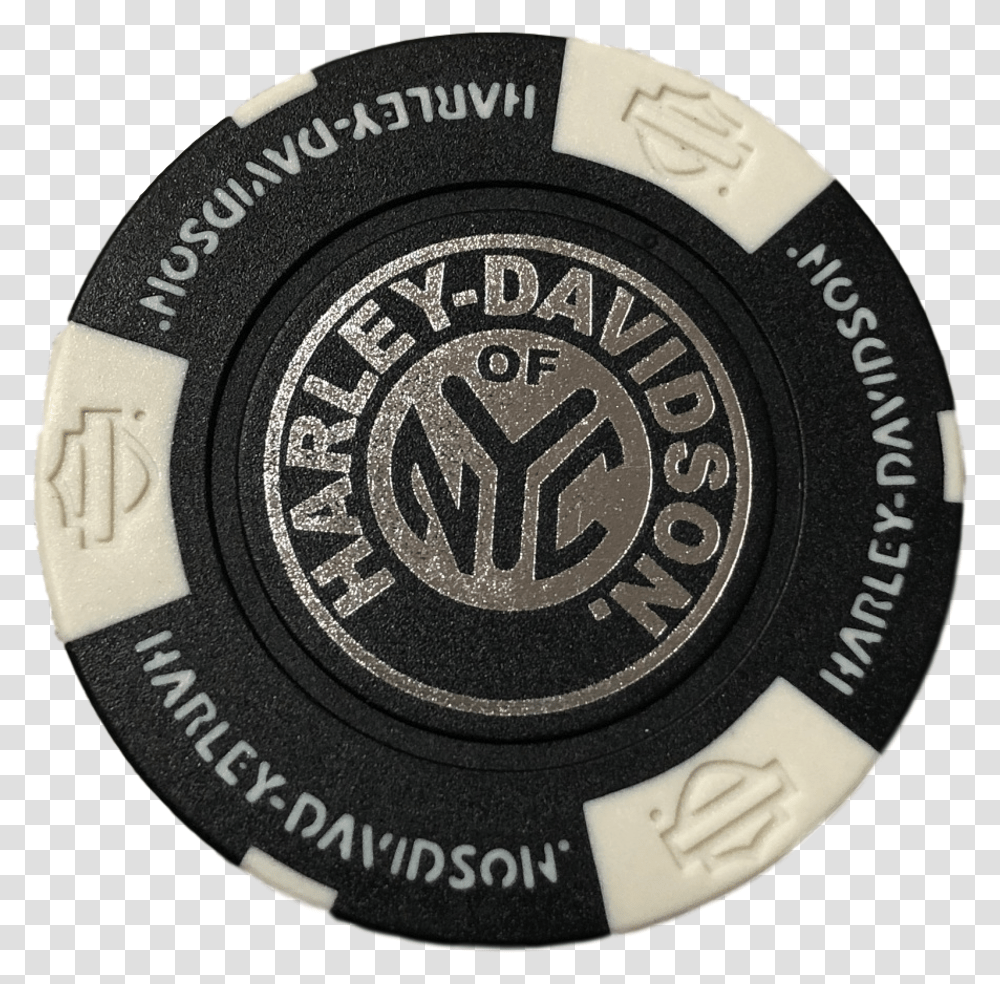 Hd Jamaica Harley Poker Chipfull Color Blackorange, Logo, Trademark, Wristwatch Transparent Png