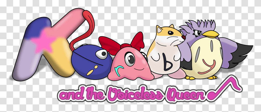Hd Kirby And The Voiceless Queen Logo Cartoon, Graphics, Animal, Food, Mammal Transparent Png