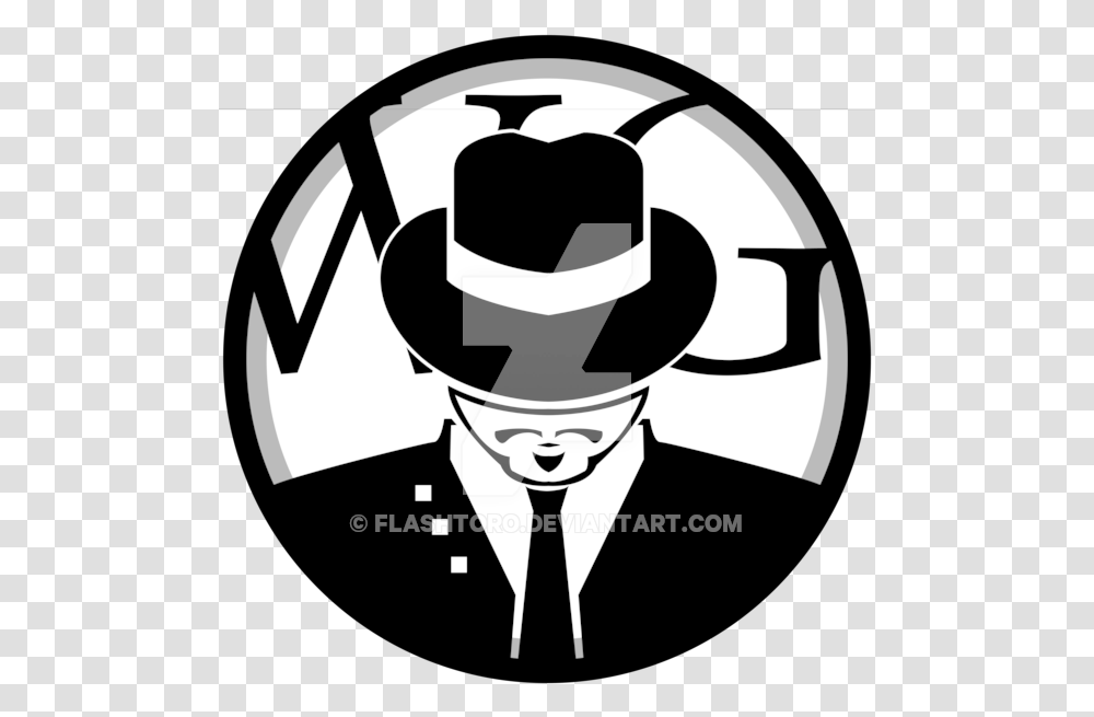 Hd Mobster Logo Logo Mafia, Clothing, Apparel, Cowboy Hat, Helmet Transparent Png