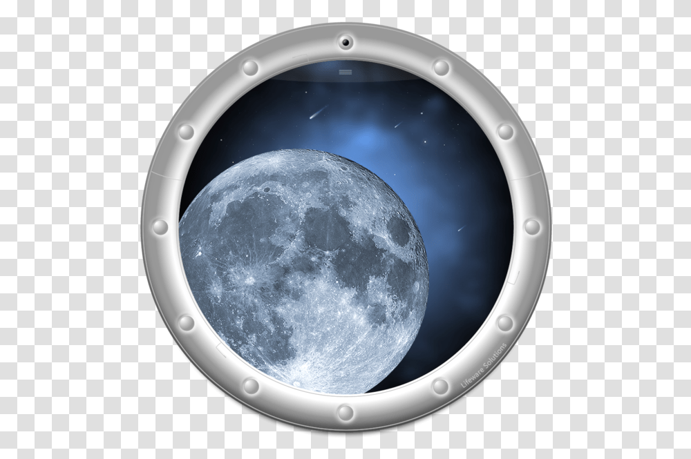 Hd Moon, Window, Nature, Outdoors, Porthole Transparent Png