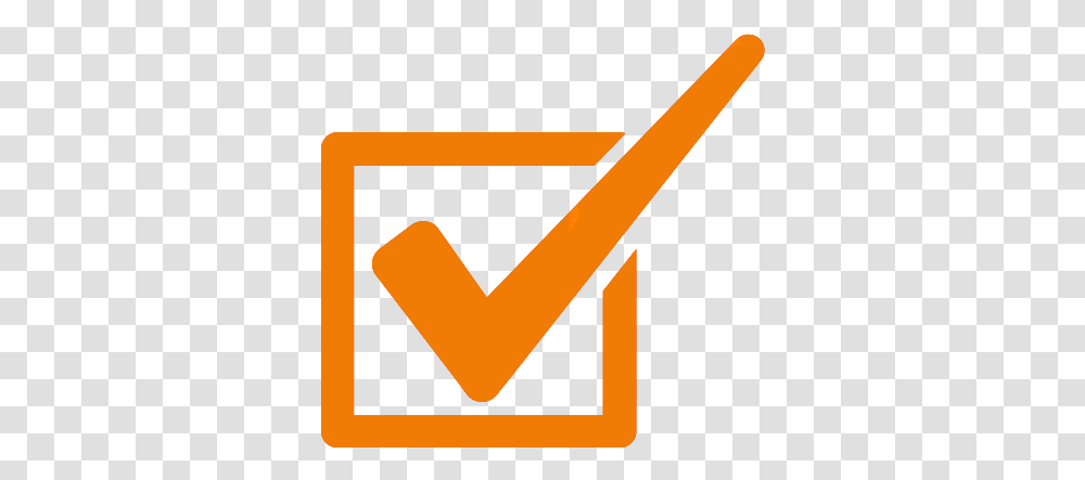 Hd Orange Checkmark Orange Check Box, Axe, Tool, Symbol, Text Transparent Png