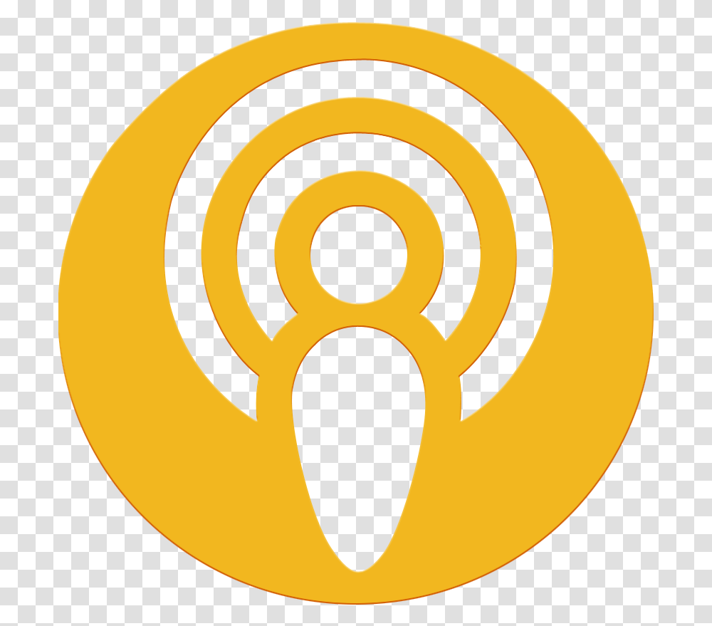 Hd Overcast App Icon Orange Podcast App Icon, Logo, Symbol, Trademark, Spiral Transparent Png