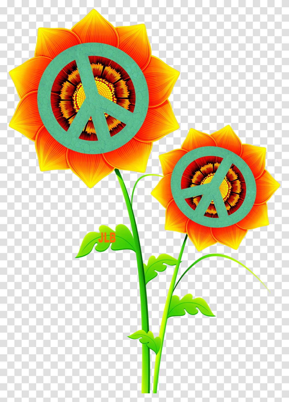 Hd Peace Love Happiness A Hippie Flowers Piece, Graphics, Art, Floral Design, Pattern Transparent Png