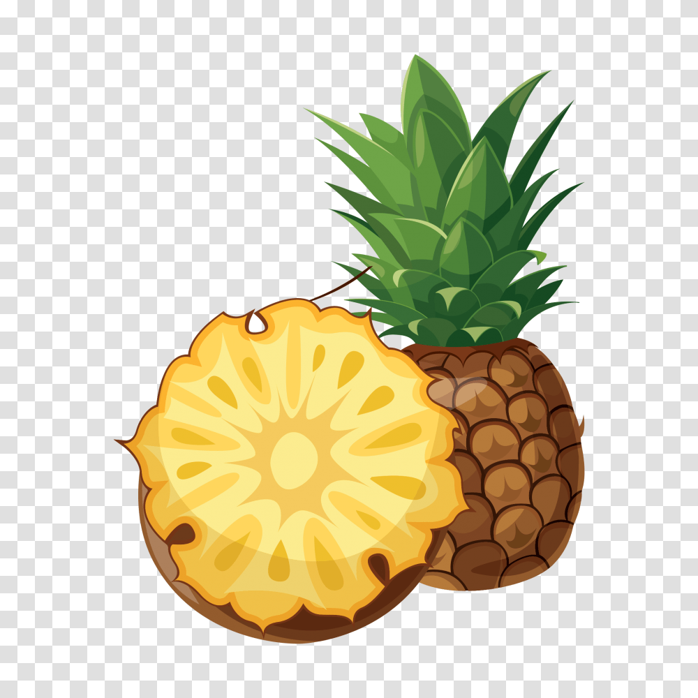 Hd Pineapple Image Free Download Pineapple, Plant, Fruit, Food Transparent Png