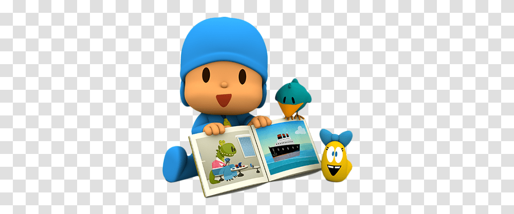 Pocoyo Holding Balloons transparent PNG - StickPNG