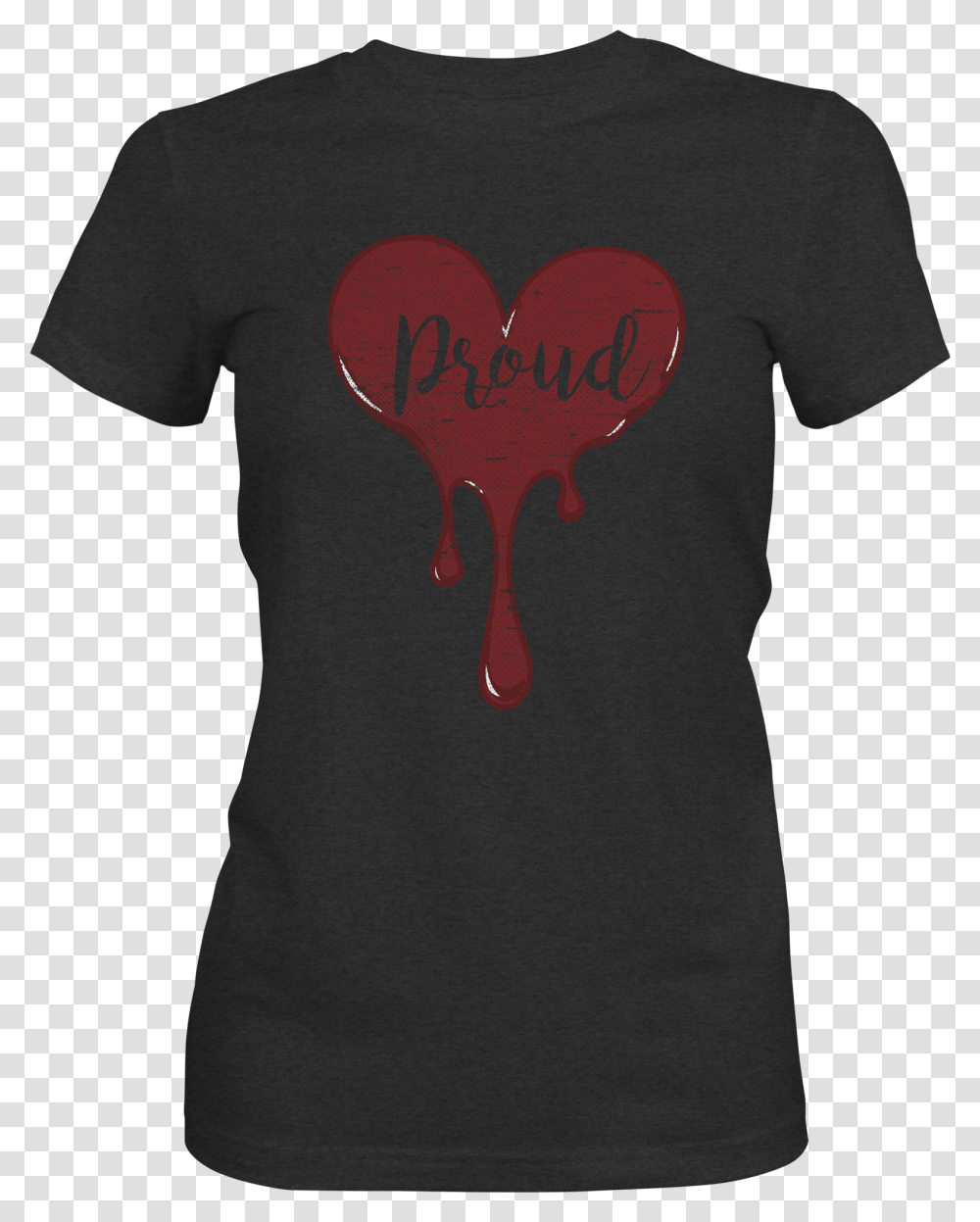 Hd Proud Bleeding Heart Womens T Active Shirt, Clothing, Apparel, Sleeve, T-Shirt Transparent Png