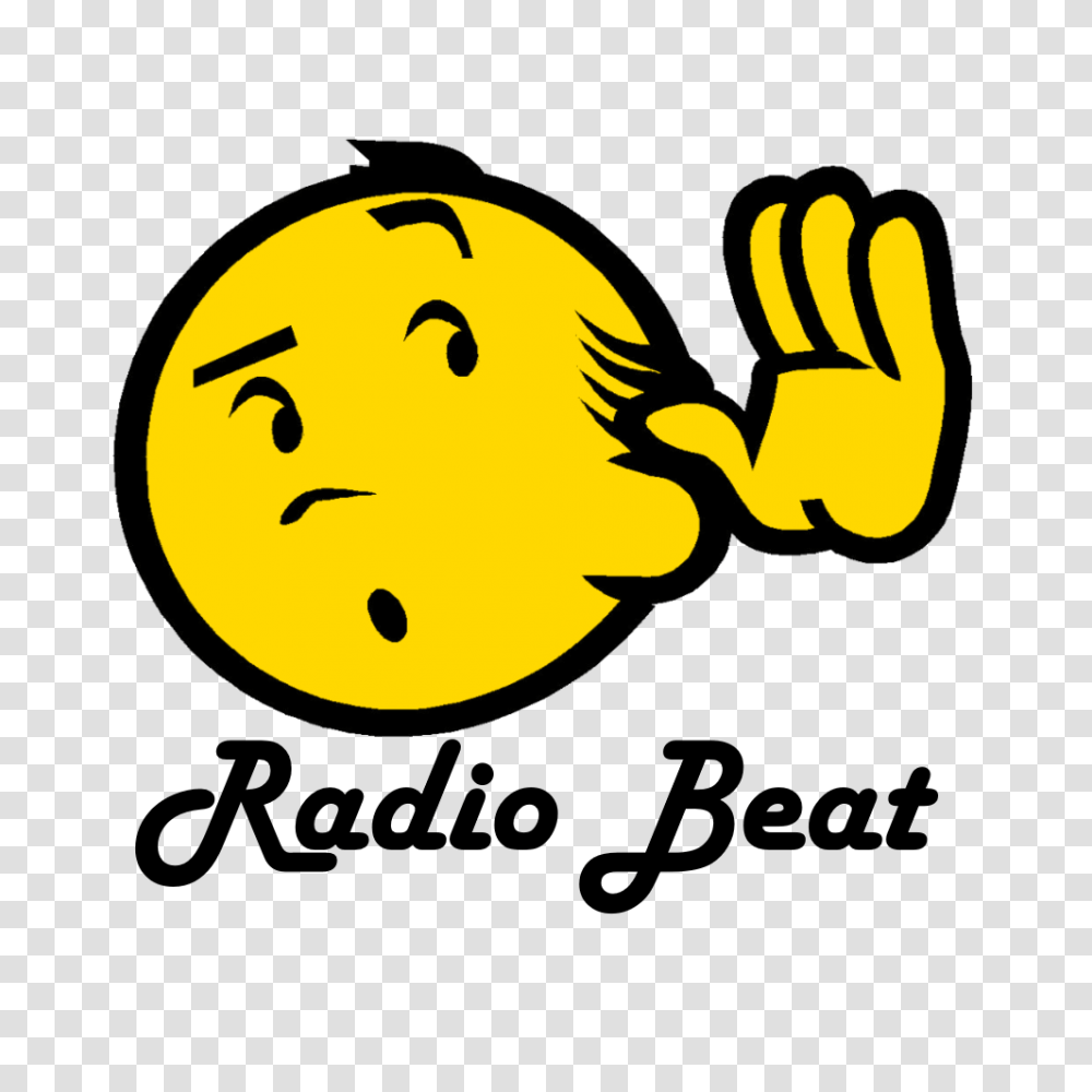 Hd Radio Beat 60s 70s Music Vibes Listening Ear Clipart Black And White, Graphics, Stencil Transparent Png