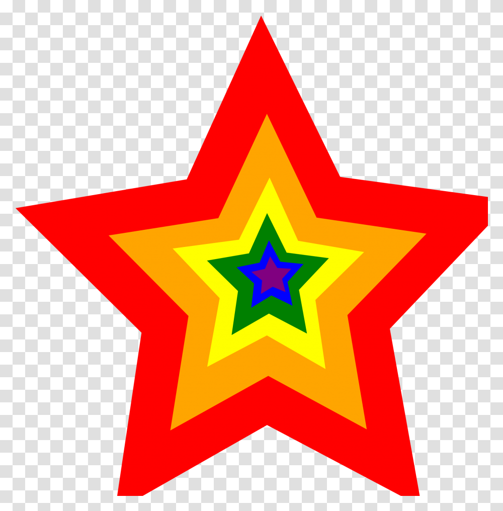 Hd Rainbow Star Clip Art Pictures Free Vector Images Clip Art Rainbow Star, Star Symbol Transparent Png