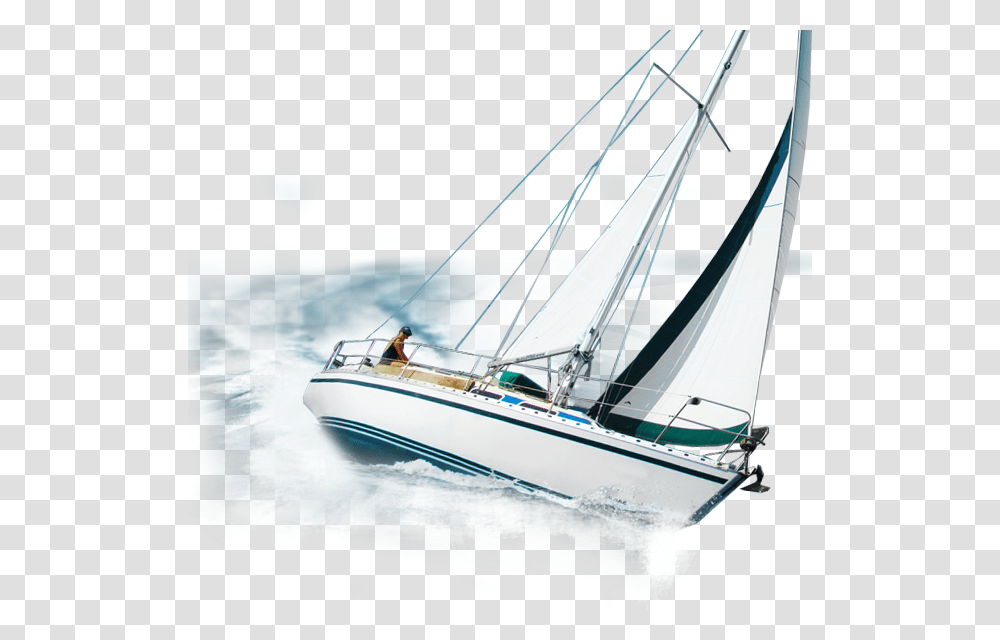 Hd Sailing Sailing Boat Background, Vehicle, Transportation, Person, Watercraft Transparent Png