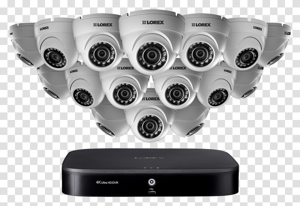 Hd Security System Featuring 16 High Definition Camera, Machine, Engine, Motor, Electronics Transparent Png