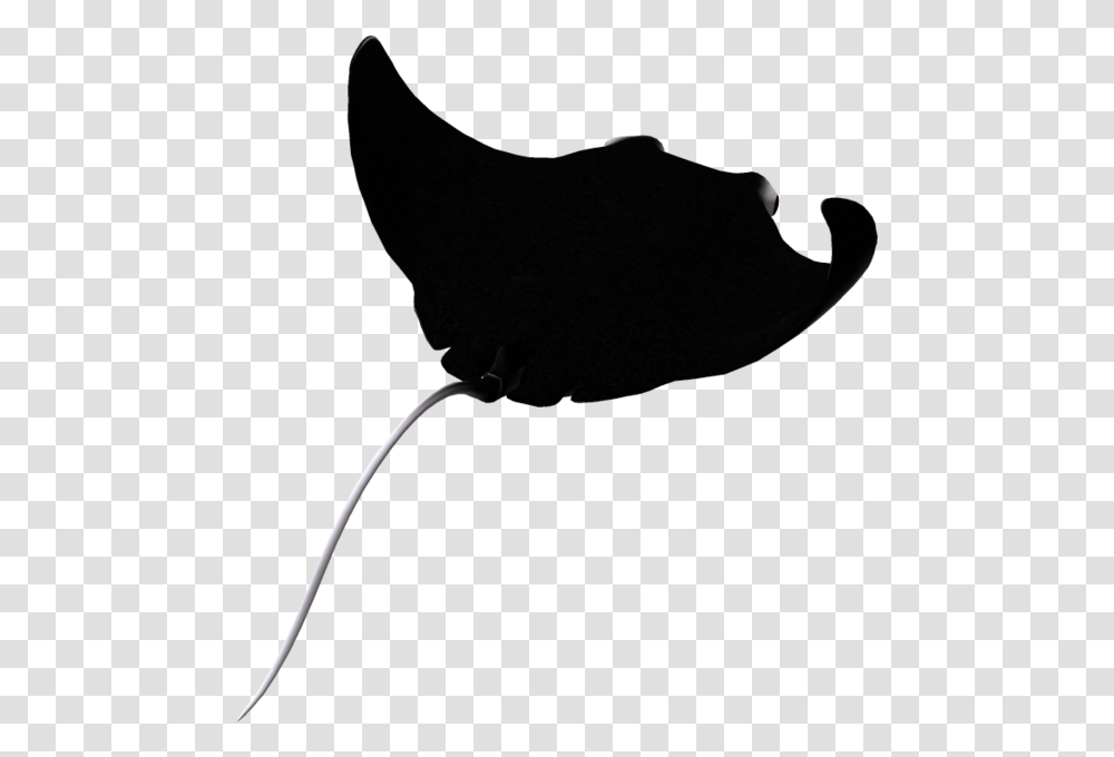 Hd Stingray Clipart Eagle Cownose Ray Silhouette, Bow, Animal, Bird Transparent Png