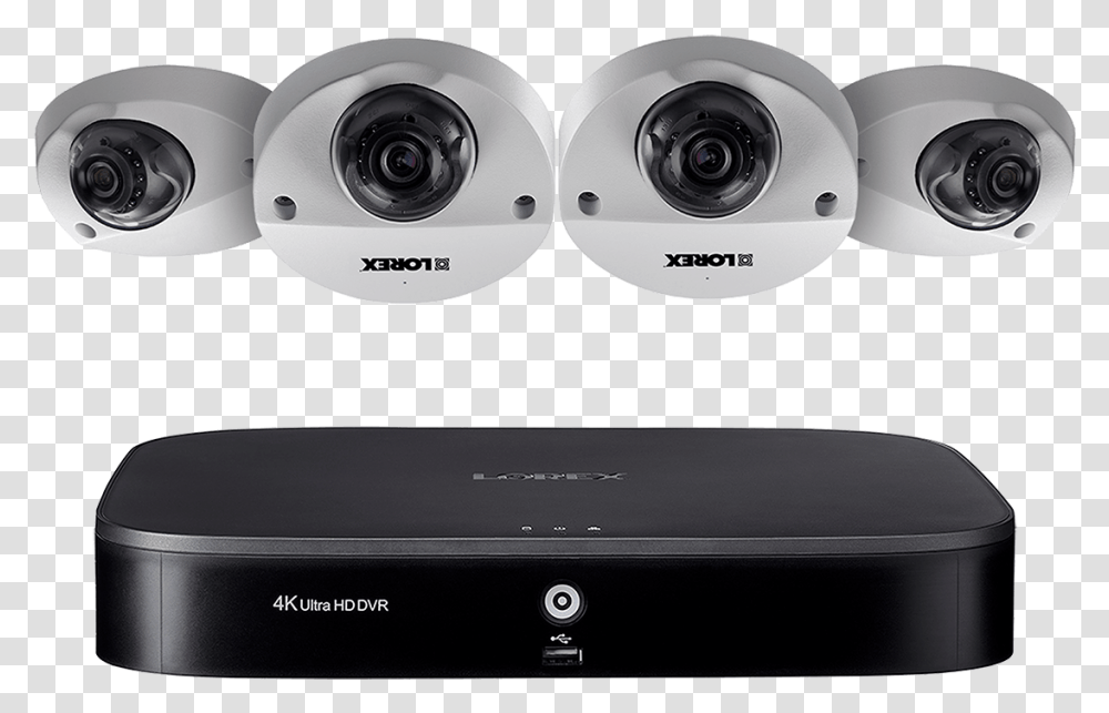 Hd Surveillance System Featuring 4 Audio Cameras Webcam, Electronics, Mobile Phone, Cell Phone Transparent Png
