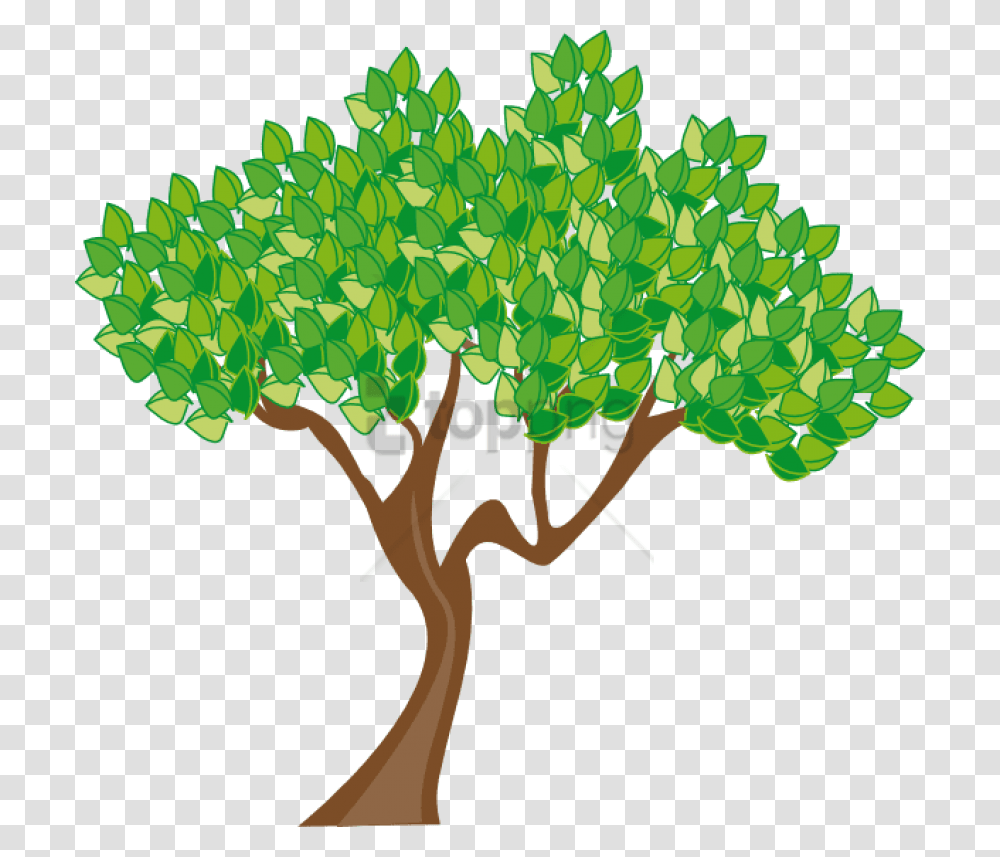 Hd Ultra Bo Tree Clipart Pack 6393 Cartoon Tree Background, Plant, Vegetation, Bush, Leaf Transparent Png