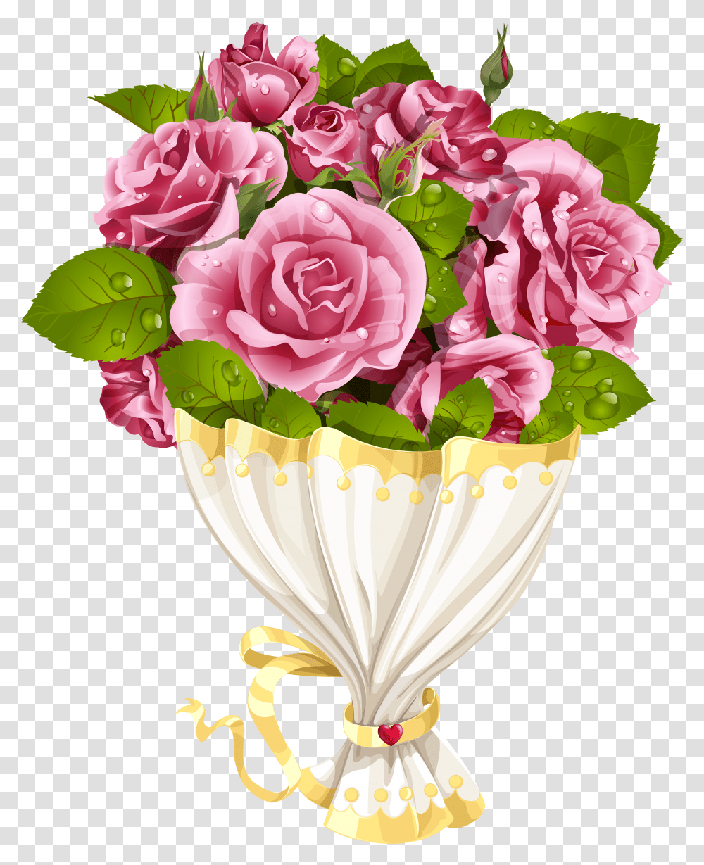 Hd Ultra Bouquet Clipart Rose Pack 5935 Background Bouquet Of Flowers Clipart Transparent Png