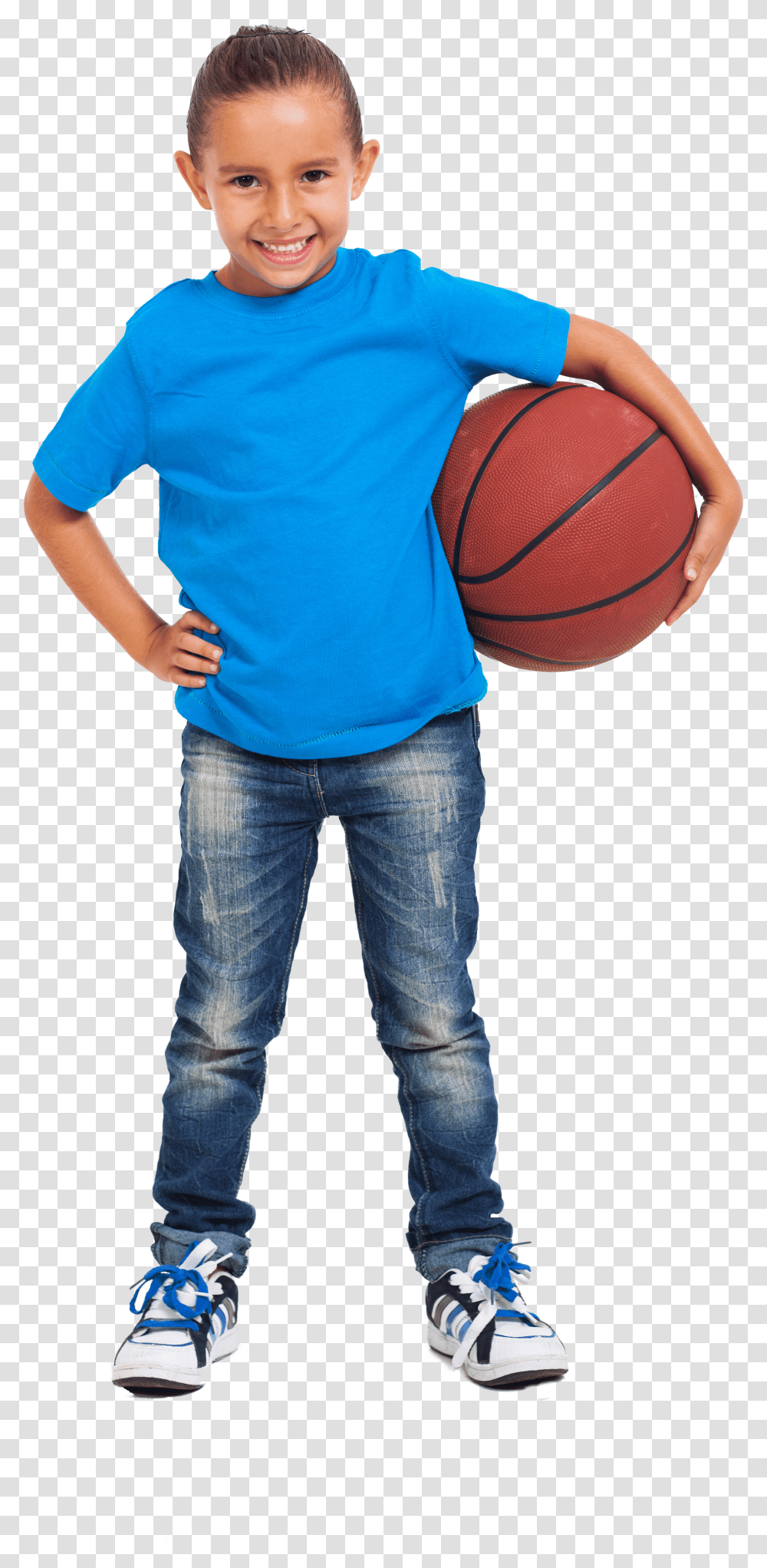 Hd Ultra Boy Holding A Ball Clipart Pack 4709 Kid Holding Basketball, Pants, Clothing, Apparel, Person Transparent Png