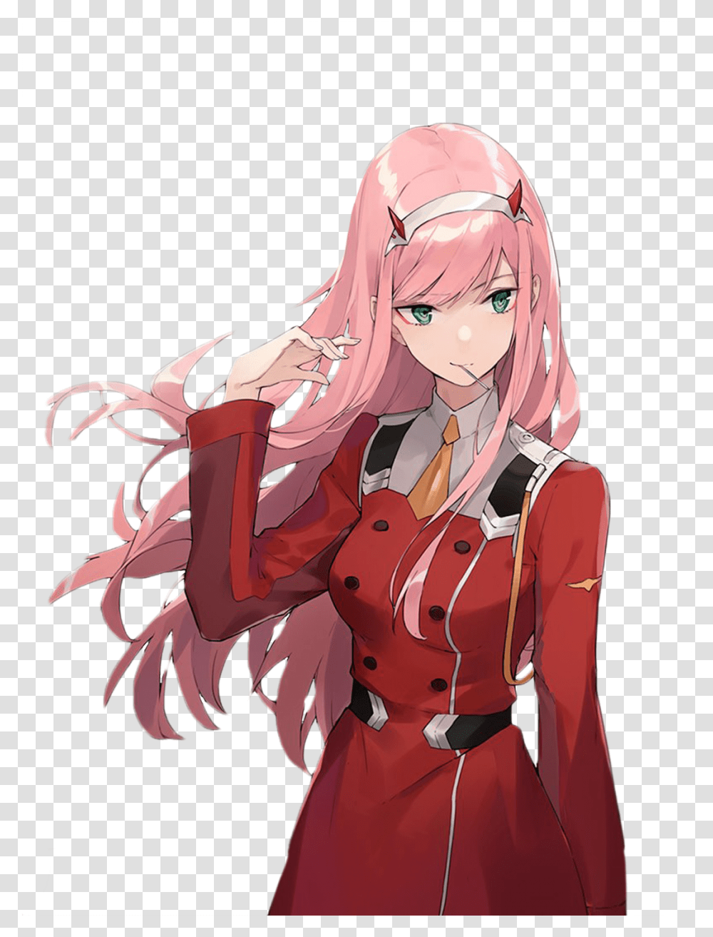 Hd Wallpaper Background Image Zero Two Darling In The Franxx, Apparel, Manga, Comics Transparent Png