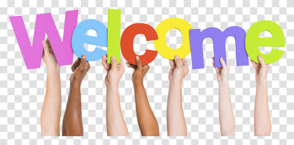 Hd You Can Be Sure Of A Hearty Welcome Welcome Hands With Letters, Number, Symbol, Text, Person Transparent Png