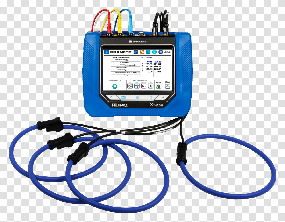 Hdpq Flex With Screen Copy - Dranetz Measuring Instrument, Electrical Device, Machine Transparent Png