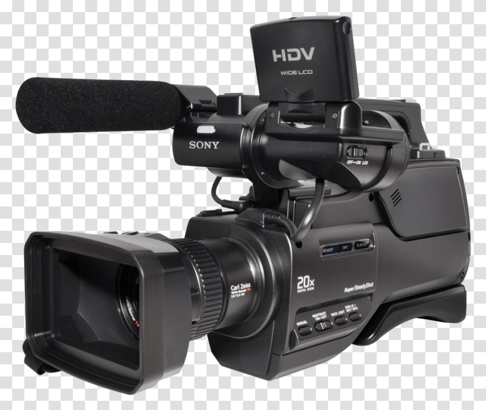 Hdv Sony Video Camera Video Camera, Electronics, Digital Camera Transparent Png