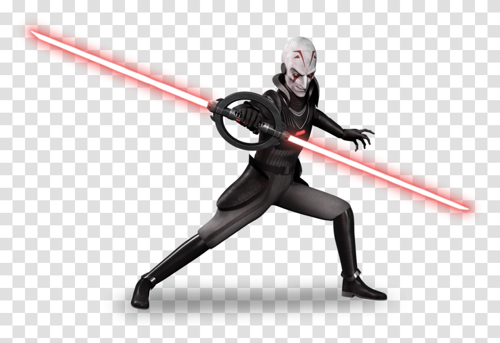 He Knows The Ways Of The Dark Side And Uses A Ring Sword, Costume, Person, Duel, Ninja Transparent Png