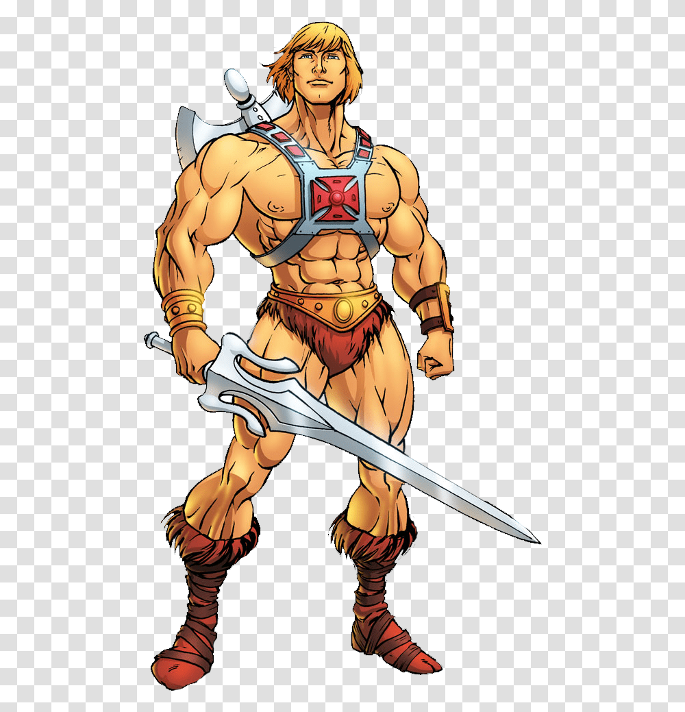 He Man He Man, Person, Human, Weapon, Weaponry Transparent Png