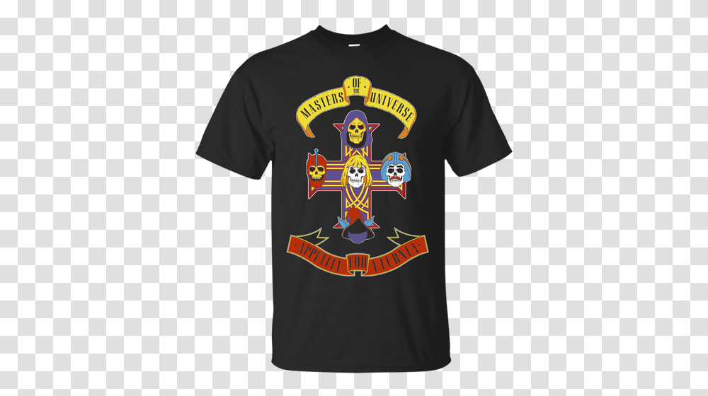 He Man Shirts Just Wait Masters Of The Universe Appetite For Eternia, Clothing, T-Shirt, Person, Emblem Transparent Png