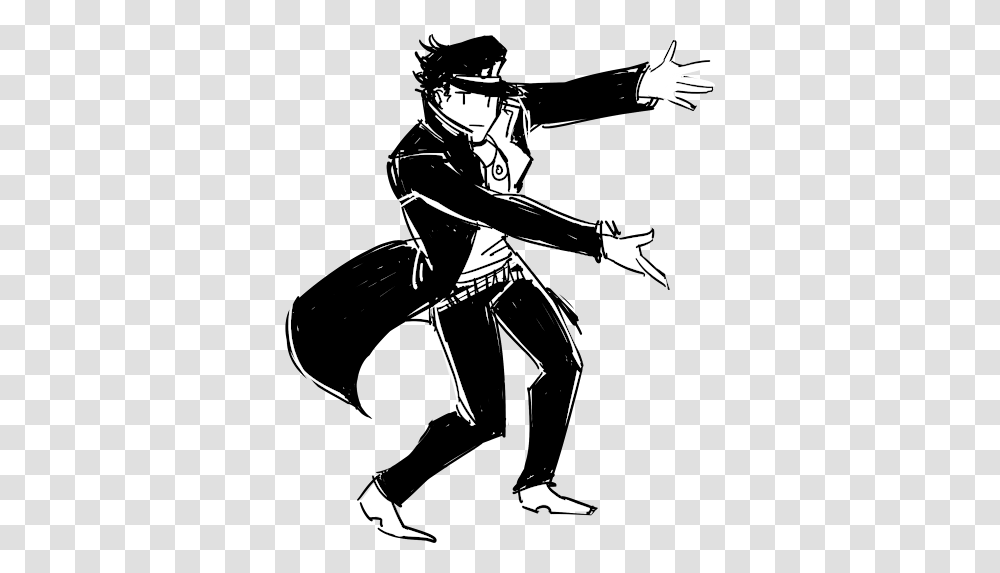 He's Absolutely Useless At Everything Except Fighting, Person, Stencil, Duel, People Transparent Png