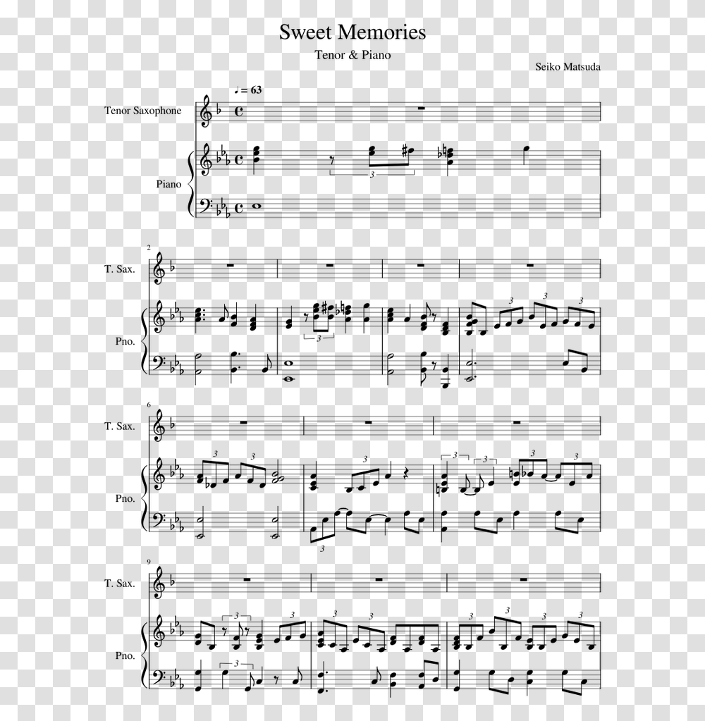 He Sees Me Piano Sheet Music, Gray, World Of Warcraft Transparent Png