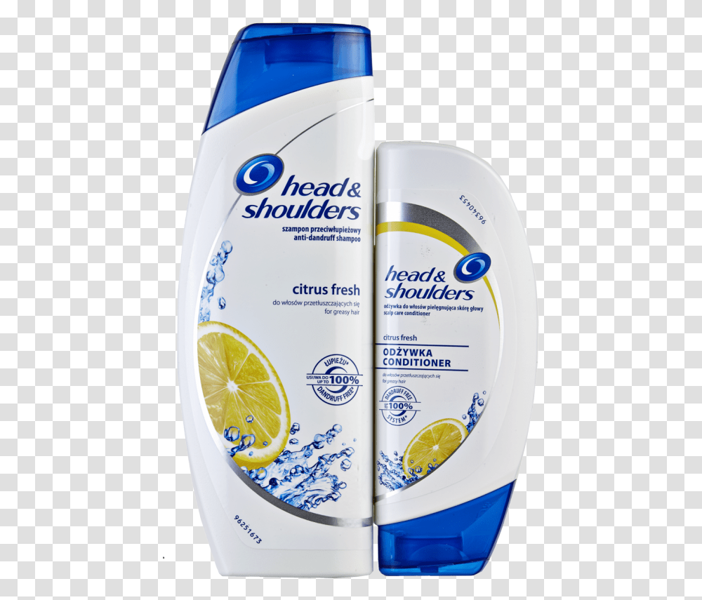 Head Amp Shoulders Citrus Fresh Shampoo Amp Conditioner Head And Shoulders, Bottle Transparent Png