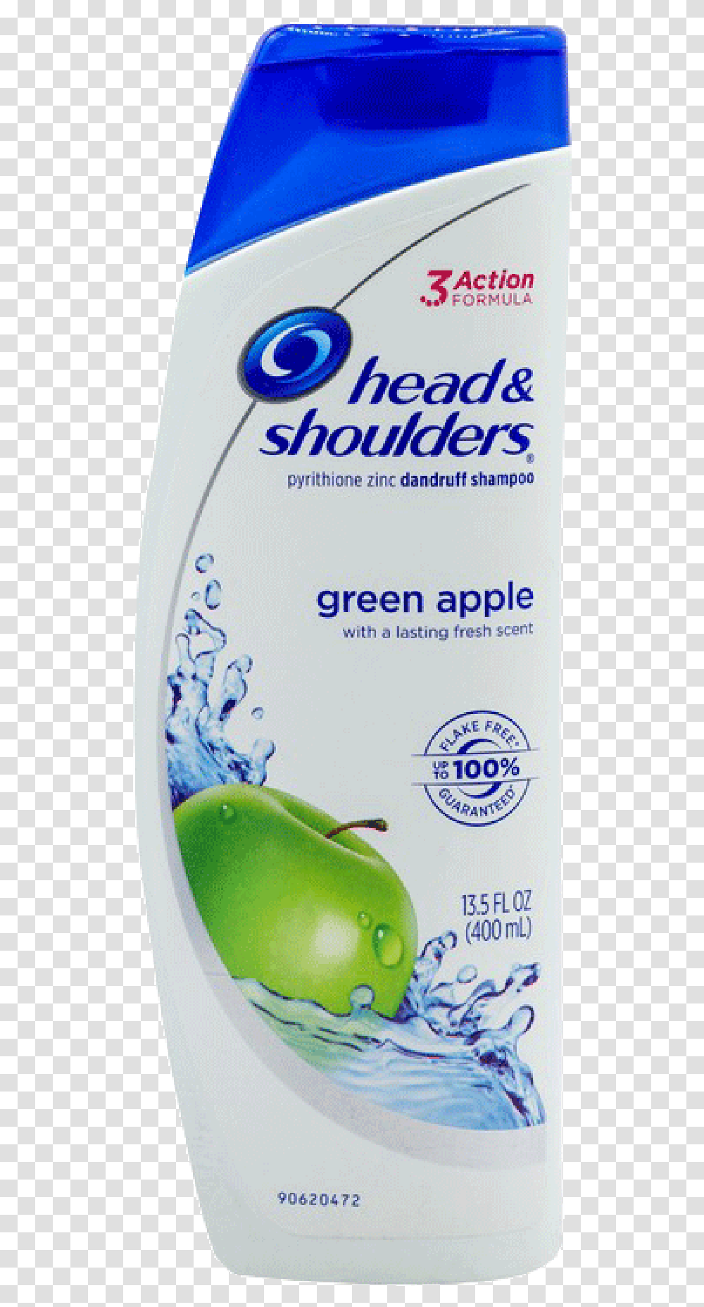 Head And Shoulders Apple Fresh Shampoo, Bottle, Label, Food Transparent Png
