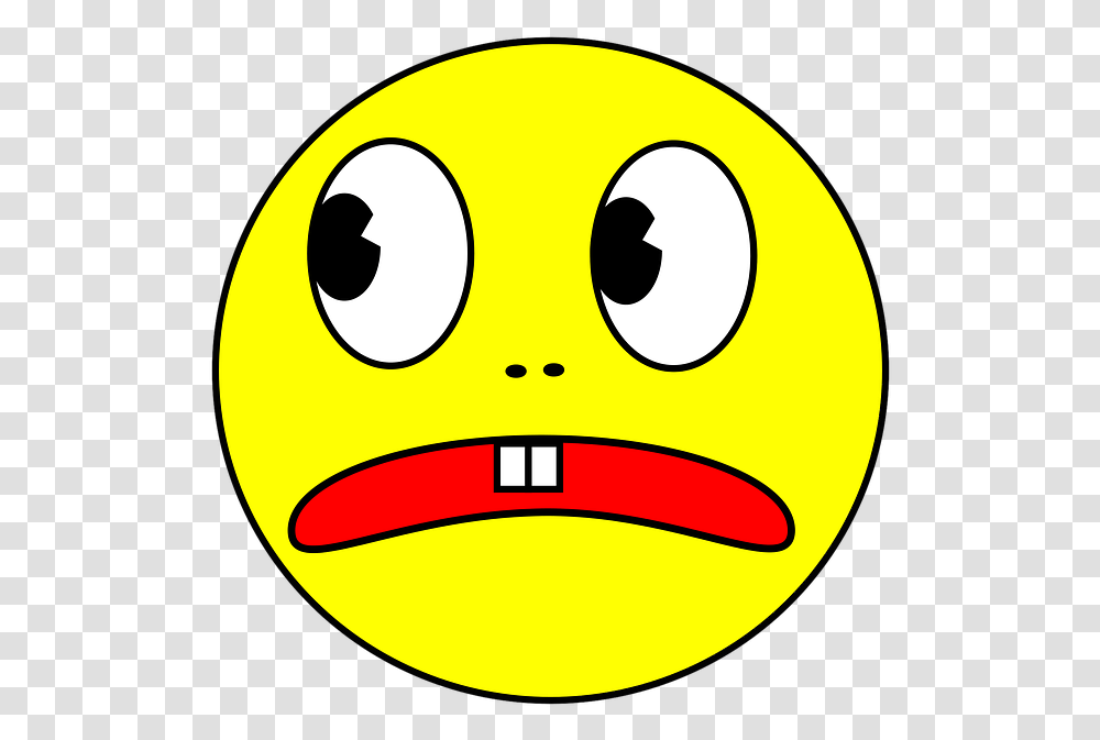 Head Cartoon Lovely Face Funny Design Bad Mood Smiley, Pac Man, Label, Stencil Transparent Png