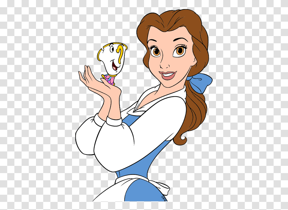 Head Clipart Belle Belle And Chip Beauty And The Beast, Person, Performer, Female, Face Transparent Png