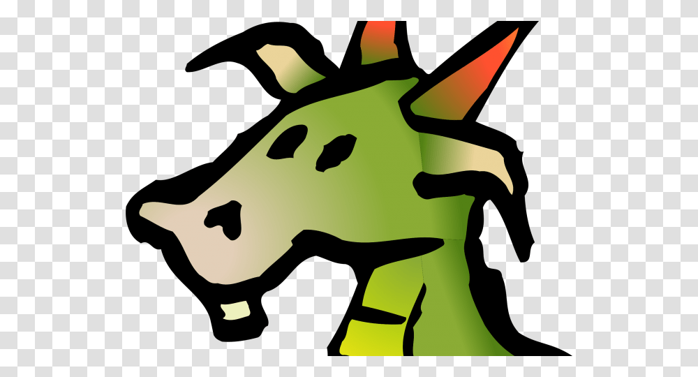 Head Clipart Dragon, Star Symbol, Animal Transparent Png